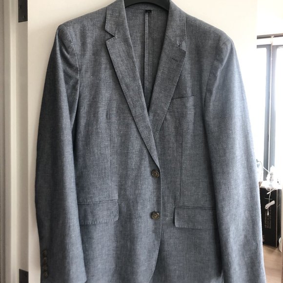 j crew unstructured suit